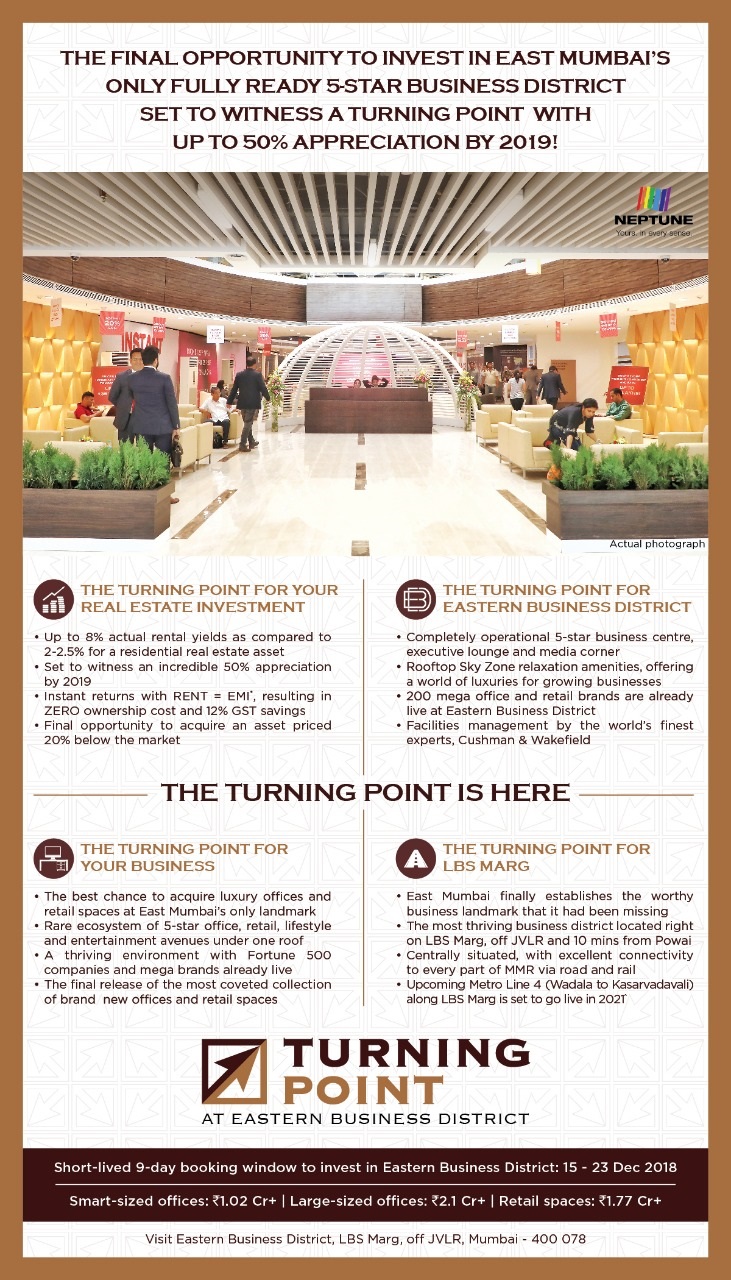 The Turning Point is Here at Eastern Business District